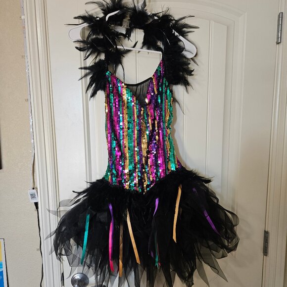 Mardi Gras style dance costume - Picture 1 of 8